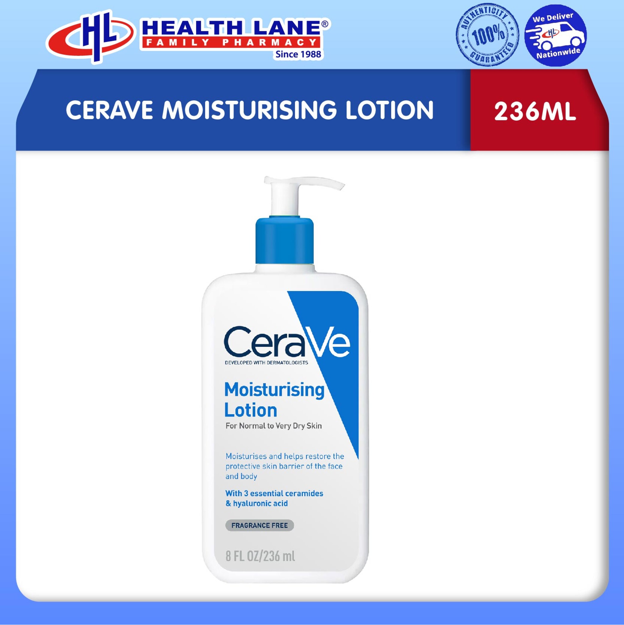 CERAVE MOISTURISING LOTION (236ML)